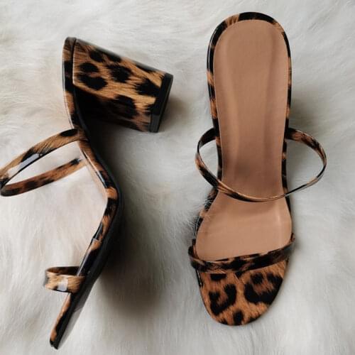 ZAR Woman 2021 Shoes High Heels Spring Summer Square Toe Yellow Sexy Outer Wear Muller Sandals And Slippers Women Plus Size 43