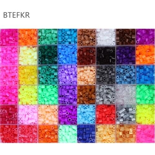1000pcs/bag 5mm Hama Beads 3d Puzzle Education Toy Jigsaw Puzzle Fuse Bead puzzles for Children 48 Colors Juegos Educativos