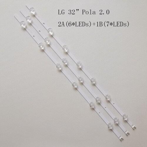 50 Set =100A+50B 590mm Innotek Pola2.0 32" A/B LED Backlight Strip For LG TV 32ln54 AGF78399401 32LN5707 HC320DXN-VHFPA-21XX