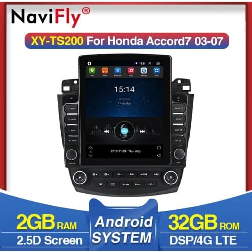 4G LTE 9.7” Android For Honda Accord 7 2003 - 2007 Car Radio Audio Multimedia Video Player Navigation GPS BT No 2din dvd