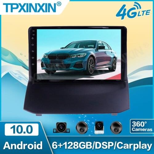 PX6 Android 10.0 128G Car GPS Navigation For Ford Fiesta 2008-2016 Auto Audio Radio Stereo Multimedia DVD Player Head Unit DSP