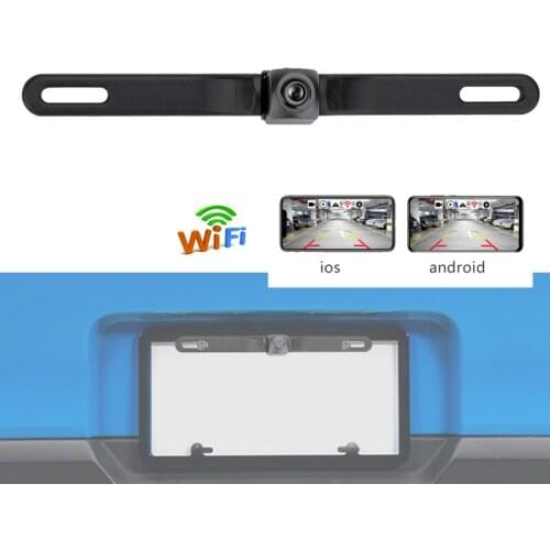 HD rear camera wifi wireless reversing camera for US license plate frame