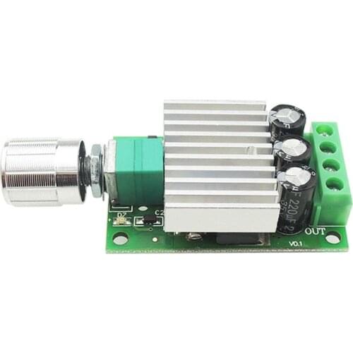 12V 24V 10A PWM DC Motor Speed Controller Adjustable Speed Regulator Dimmer Control Switch for Fan Motors