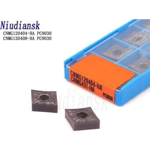CNMG120404-HA PC9030 CNMG120408-HA PC9030 100% original Insert CNC Carbide turning Insert Lathe Machining External Turning Tools