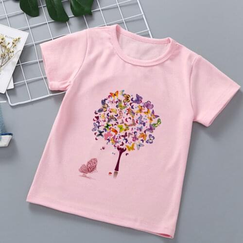 2020 T Shirt Kids Magic Tree Magical Pattern Harajuku Boys Shirts Unisex Girls Shirt Toddler Girl Shirt 24M 3T 4T 5T 6T 7T 8T 9T