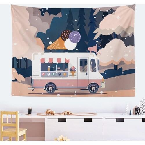 Tapestry Background Cloth Ins Hanging Nordic Homestay Blocking Wall Photo Painting Bedroom Tapiz Pared декор комнаты Home