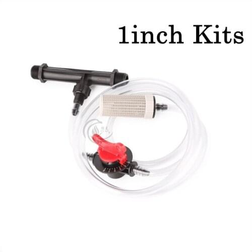 1set 1inch Venturi Fertilizer Kits Agricultural Micro Irrigation Kits with 2m Water Pipe Water Fertilizer Integration System