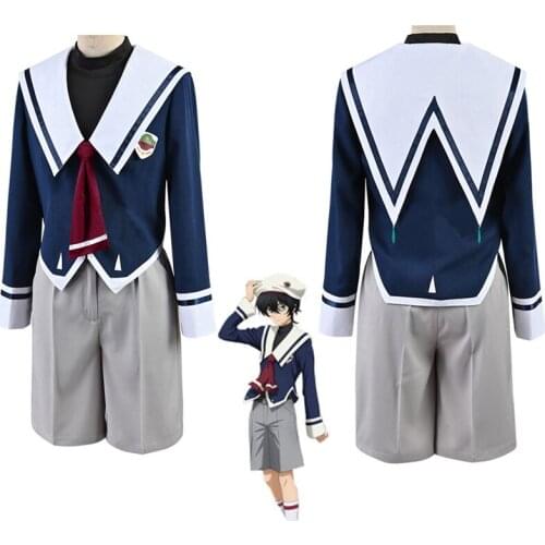 Anime SK8 the Infinity Miya Cosplay Costume Role Play School Uniform Hat Wig Accessories Full Sets Halloween Carnival Party