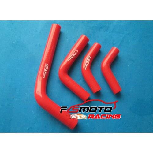 RED Silicone Radiator Coolant Hose For Honda CRF250 CRF250R 2004-2009 CRF250X 2004-2017 CRF 250 R X