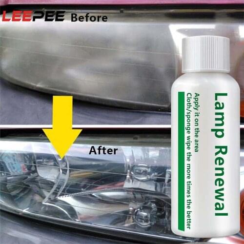LEEPEE 20/50ml Polishing Coat Car Headlight Restoration Car Maintenance Lamp Retreading Agent Liquid Lamp Renovation