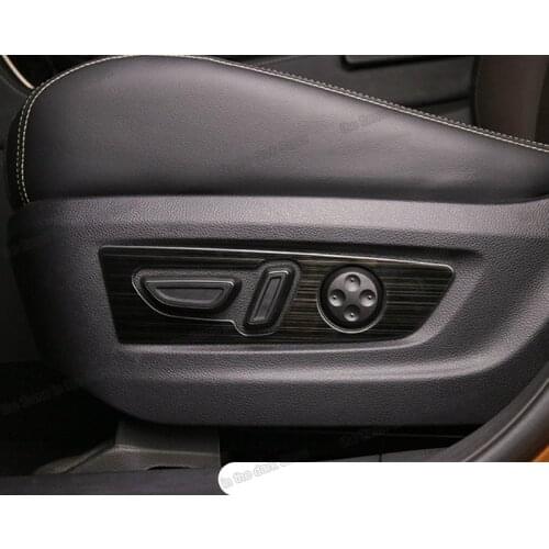 Lsrtw2017 for Trumpchi Gs5 Car Seat Adjust Button Panel Trims Interior Accessories Mouldings 2019 2020 Stainless Steel gac