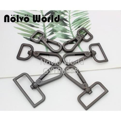 Nolvo World 20 pcs 13-16-19-26-32-38mm Matte gun Buckle Metal Clasp Hook Swivel Snap Fashion Clips Metal Buckle