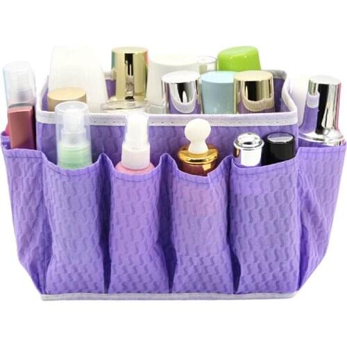 Multifunction Cosmetic Storage Boxes Multi - pocket Cosmetic Bag Desktop Groceries Storage Containers Makeup Organizer