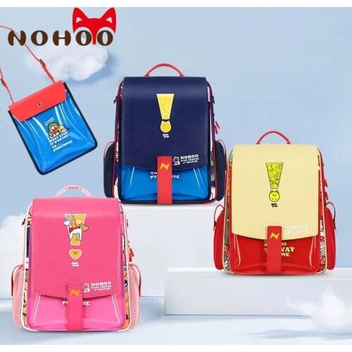 NOHOO Children School Bags for Boys 3pcs/set Children Orthopedic School Backpacks Girls Primary School Bags for 6-12 Years Old