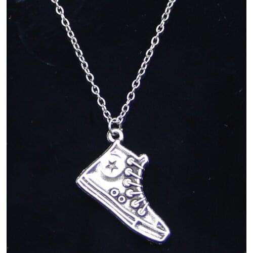 New Fashion Necklace 30mm basketball shoes Pendants Short Long Women Men Colar Gift Jewelry Choker