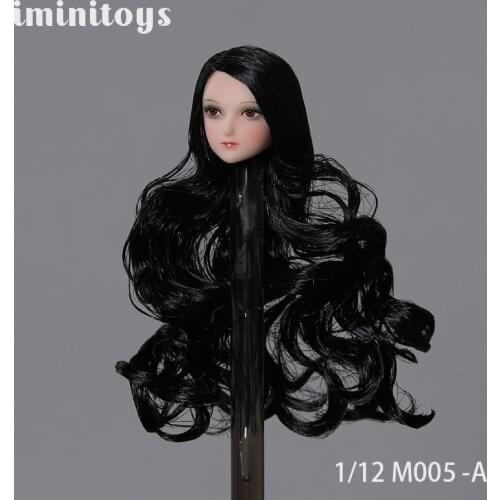 Iminitoys new product: 1/12 Scale M005 Anime beautiful girl head sculpt For TBLeague 1/12 plastic body white skin