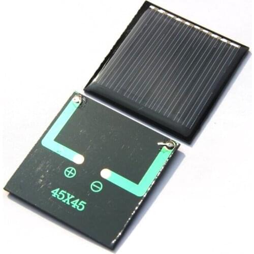 Wholesale Mini Solar Cell Module DIY Solar Panel Bolycrystalline 0.25W 5V For 3.7V Battery 45*45*3mm 200pcs/lot Free Shipping
