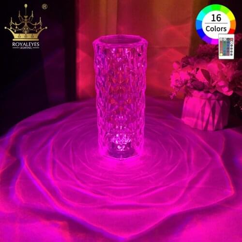 USB Rechargeable Remote Control Bedside Light Dimmable Table Lamp Warm White & RGB Night Light for Living Room Bedrooms Office