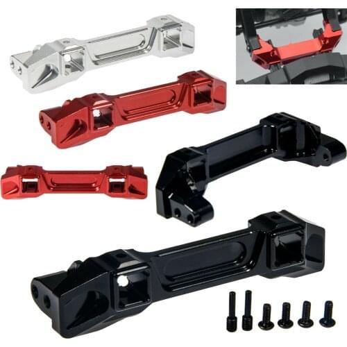 RCTOYFUN CNC Aluminum Front Rear Bumper Mount With Screw DIY Upgrade Remodel Accessories For 1/10 RC Crawler Car TRAXXAS TRX-4