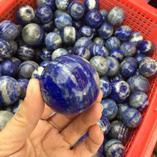 Natural gemstone balls Polished lapis lazuli Crystal sphere for home decoration