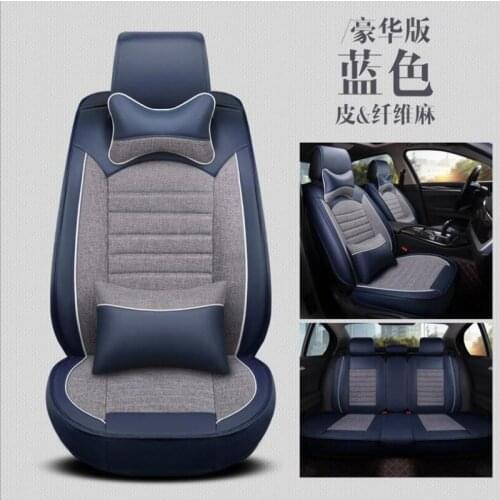 Special flax car seat covers for mazda 6 gh cx-5 opel zafira b bmw f30 vw passat b6 solaris hyundai bmw x5 e53 cover