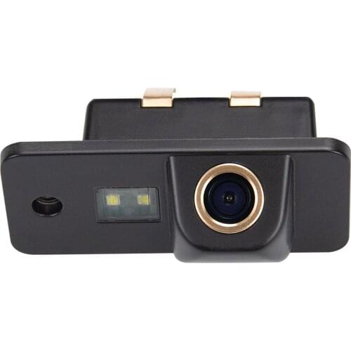 Misayaee HD Car Rear View Backup Camera Plate Light for Audi A3 A4 A5 A6 A8 Q3 Q5 Q7 A6L A8L A4L Passat 5D B7 B8 B9 R36 TT Mk1