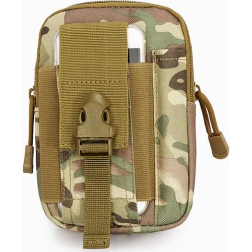 Universal Outdoor Tactical Holster Hunting Bags Military Molle Hip Waist Belt Bag Zipper Wallet Pouch Purse