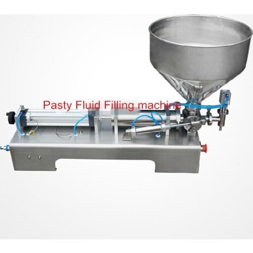 50-500ml Pneumatic Pasty Filling Machine Sticky Pasty Filler Stainless Hot Sauce Bottling Equipment Beverage Packer SS304