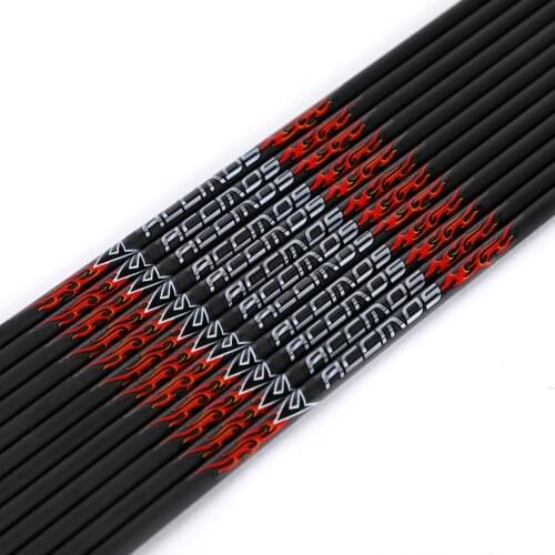6/12pcs New 31 inch ID 5.2 mm Spine 300 350 400 500 600 700 Pure Carbon Arrow Shafts DIY Arrow Archery for Bow Hunting Shooting