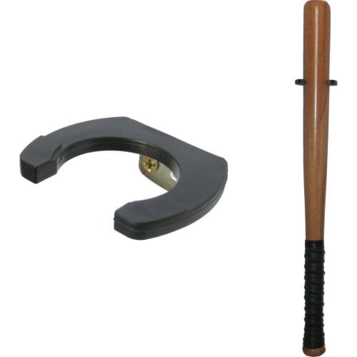 Baseball Bat Rack Vertical Wall Mount Wall Rack Wall Holder-Black