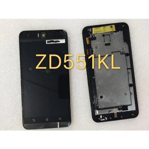 LCD Display Matrix Touch Screen Digitizer Sensor Assembly with frame 5.5 inch For Asus Zenfone Selfie ZD551KL Z00UD Z00UDB