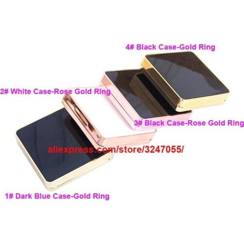 1Piece Magnetic Cosmetic Empty Air Cushion Box, High Class White/Black Makeup Foundation Refillable Jar, BB/CC Cream Container