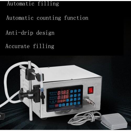 5-3500ml Small CNC Liquid Filling Machine Semi Automatic 220V Perfume Filling Machine Milk Drink Filler