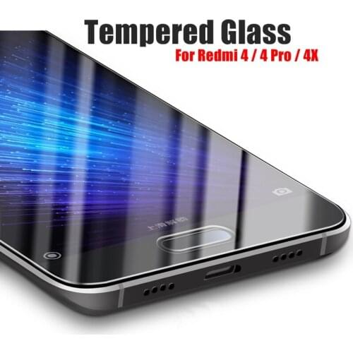 9H Premium 2.5D Tempered Glass Screen Protector for Xiaomi Redmi 4 Pro 4X Protective Toughened Film Front Cover For Redmi 4