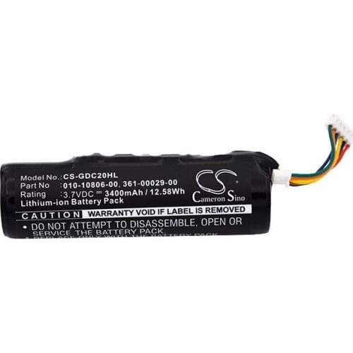 Cameron Sino 3400mah battery for GARMIN Astro System DC20 DC30 DC40 Dog Tracking DC 20 010-10806-00 010-10806-01 010-10806-20