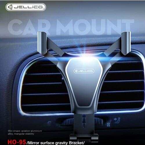 Jellico Gravity Car Holder For Phone in Car Air Vent Clip Mount No Magnetic Mobile Phone Holder Cell Stand Support For iPhone X