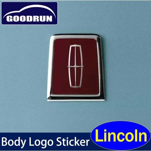 Car Metal Body Logo Sticker for Lincoln Car 3D shield styling sticker exterior auto decoration accessories