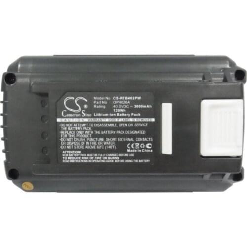 Cameron sino 3000mah battery for RYOBI RY40100 RY40110 RY40112 RY40200 RY40210 RY40220 RY40400 RY40410 RY40500 RY40500A