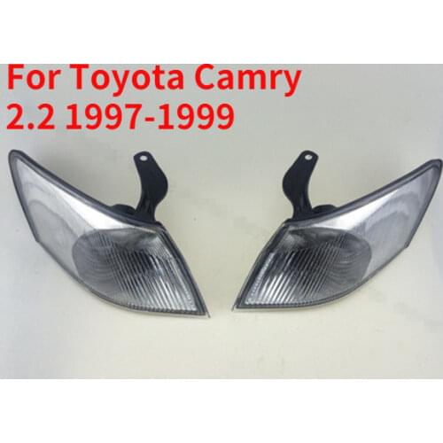 CAPQX 2PCS For Toyota Camry 2.2 1997 1998 1999 Front Side Fender Light Corner turn light headlight Marker Turn light Signal lamp