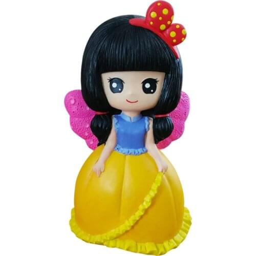 Zq Childrens Plaster Sculpture Painted Doll Full Set of Clay Painted Ceramic Color Painting DIY Hand Painted Model