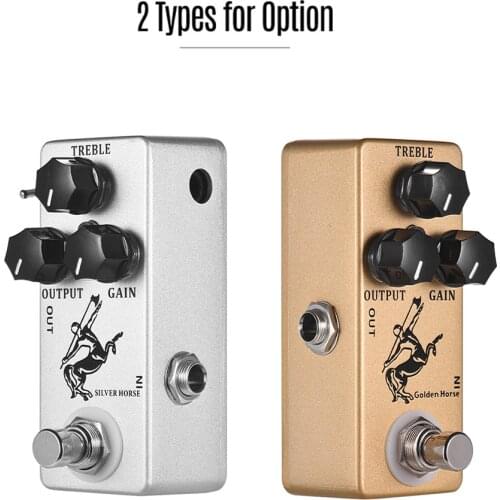 MOSKY Golden Horse Guitar Overdrive Guitar Effect Pedal Full Metal Shell True Bypass Guitar Pedal Guitar Accessories Guitar Part