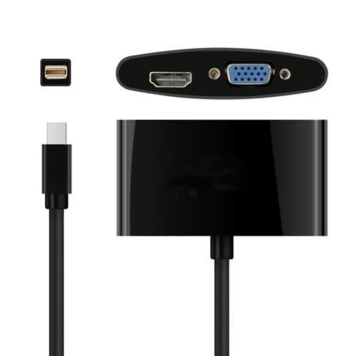 Mini Display Port DP to HDMI VGA Adapter Cable For MacBook Air Pro Free Shipping