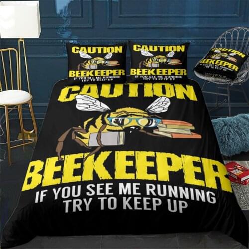 If You See Me Running Try Duvet Cover Comfortable Quilt Home Decora Design Universal Bedding Set Bedclothes+Pillowcase 3pcs