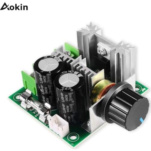 PWM DC Motor Speed Controller High Torque & Low Heat Radiation Frequency Controller with Knob-High Efficiency