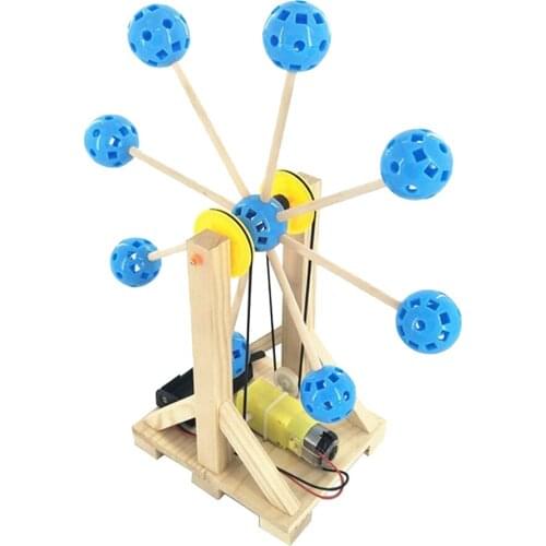 Creative Assemble Ferris Wheel Blue Model Kits DIY Science Experiment Toys