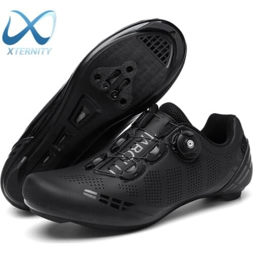 Hot Sale Professional Cycling Shoes MTB Flat Bike Shoes Lightweight Self-Locking Racing Bicycle Sneakers Cleat Sports Shoes Men