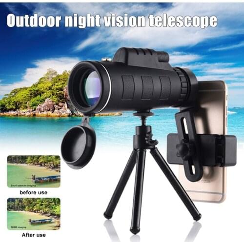 Super Telephoto Zooms Monocular Telescope Tripod with Clip 4K High Definition 10X GK99