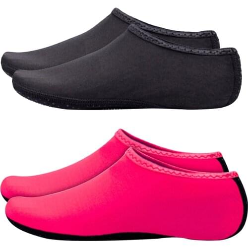 Men Women Water Pool Swimming Non-slip Shoes Solid Color Summer Beach Barefoot Water Sports Skin Shoes Aqua Diving Socks Unisex