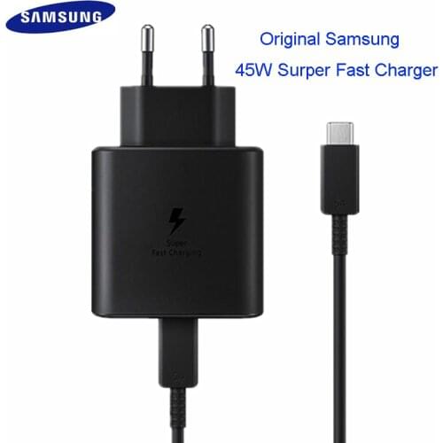 Samsung Original 45W USB-C Super Adaptive Fast Charge Charger EP-TA845 For Samsung GALAXY Note 10 Plus Note10Plus 5G A91 Note10