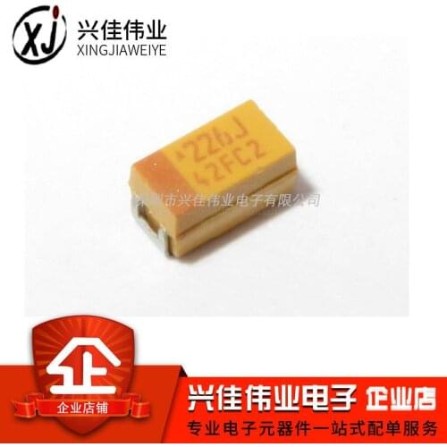 Original 20pcs/ 3216A 6.3V 22UF ±10% TAJA226K006RNJ 1206 Tantalum Capacitor